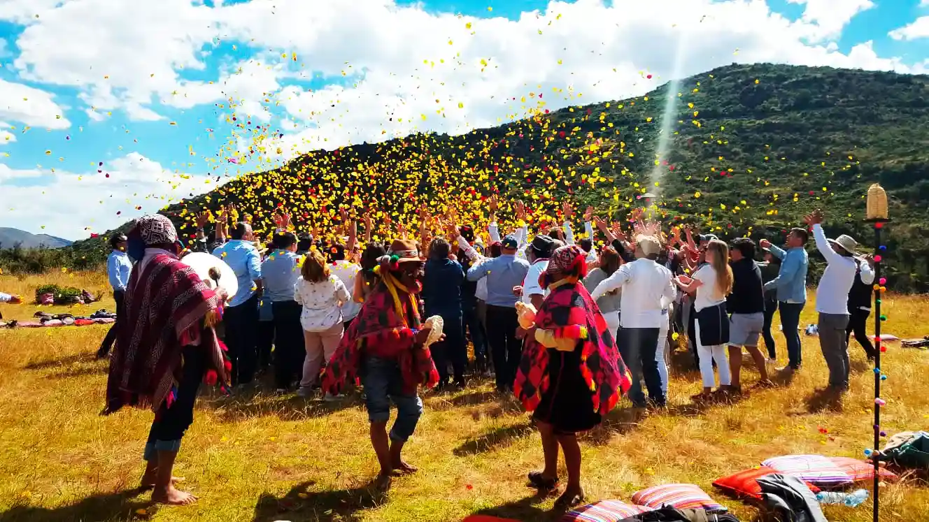 New year traditions in the Andes
