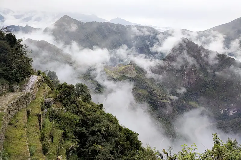 Cloud forest trails inca jungle
