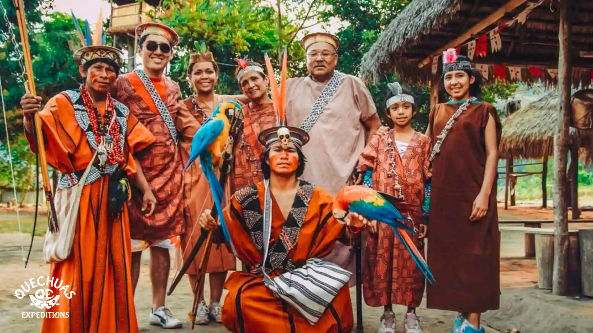 Traditional costumes of the jungle
