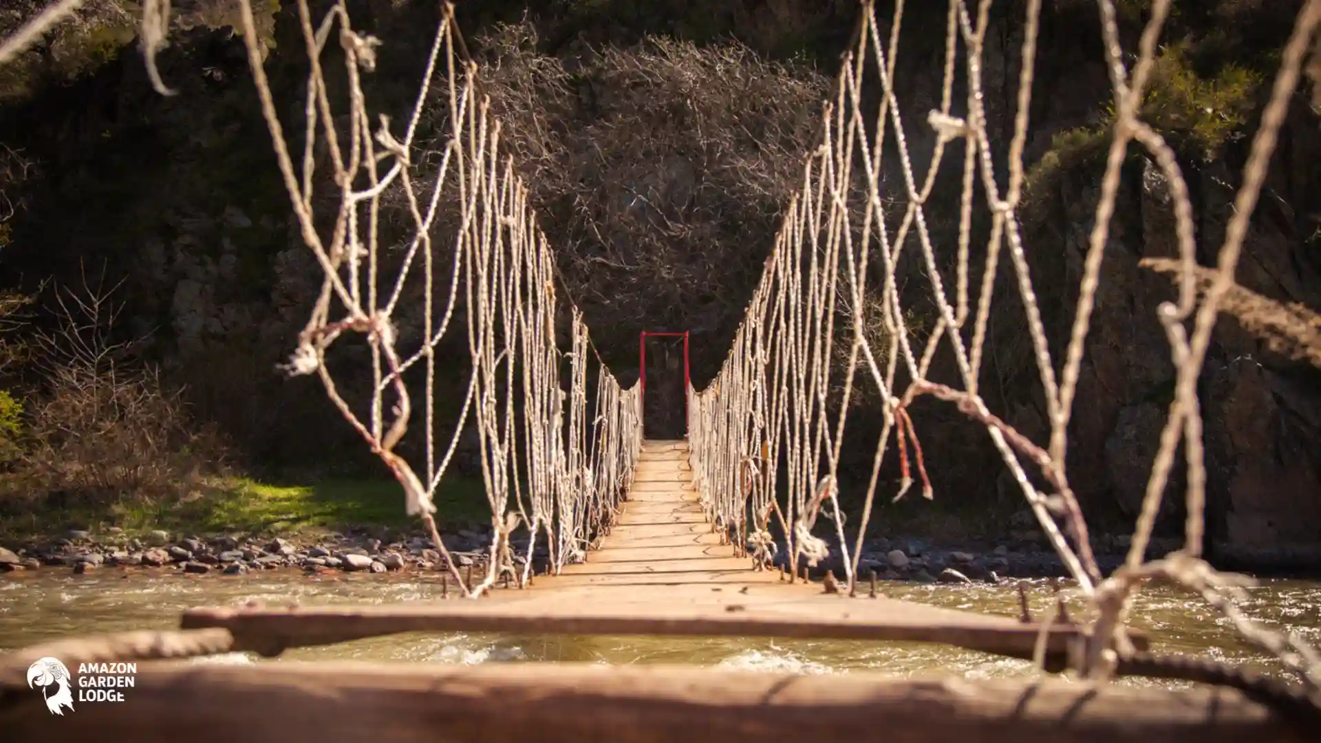 What was the Inca Bridge made of